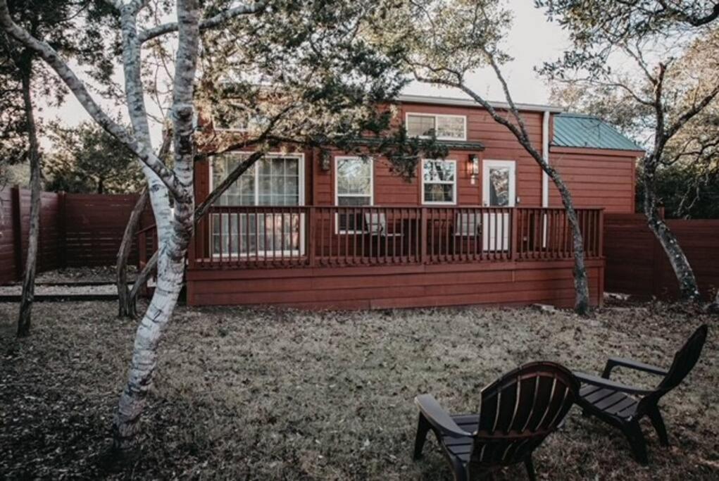 The Longhorn Cabin - Cabins At Rim Rock 오스틴 외부 사진